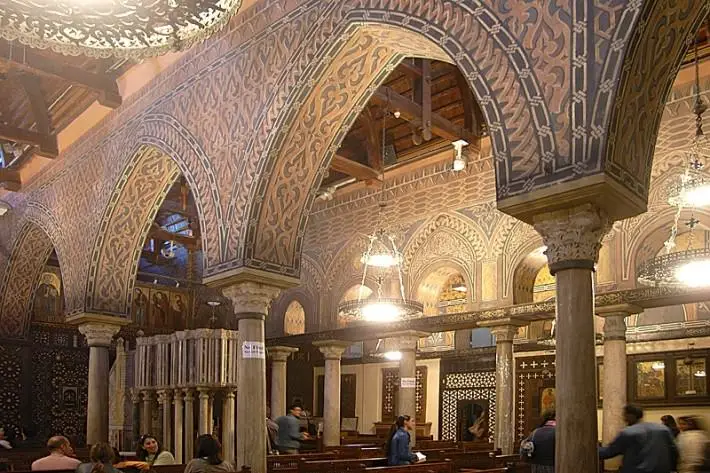 View-to-the-south-Hanging-Church-Old-Cairo-Egypt-Photo-by-Roland-Unger